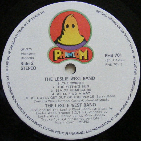 The Leslie West Band : The Leslie West Band (LP, Album)