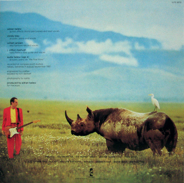 Adrian Belew : Lone Rhino (LP, Album)