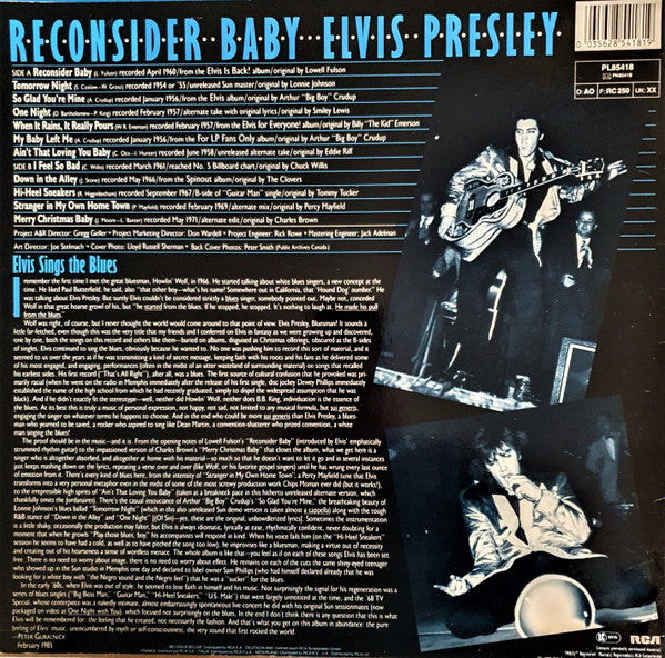 Elvis Presley : Reconsider Baby (LP, Comp)