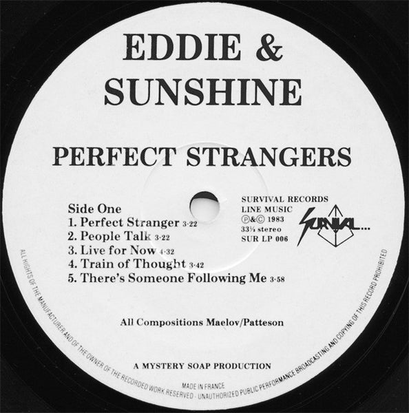 Eddie & Sunshine : Perfect Strangers (LP, Album)