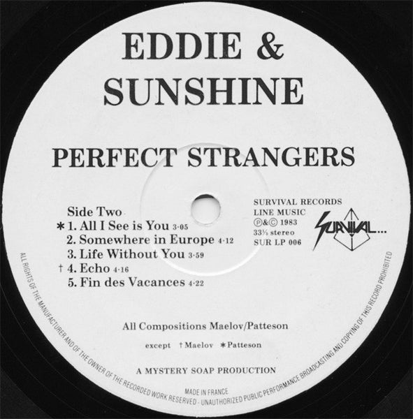 Eddie & Sunshine : Perfect Strangers (LP, Album)