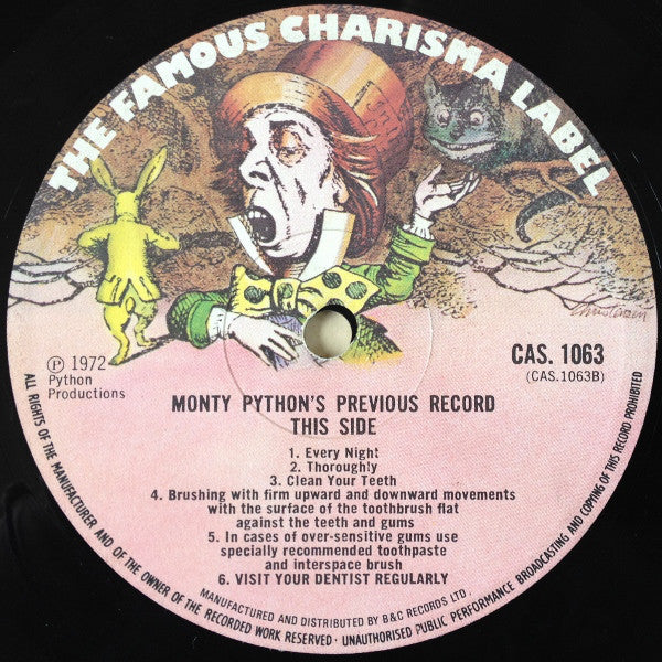 Monty Python : Monty Python's Previous Record (LP, Album)