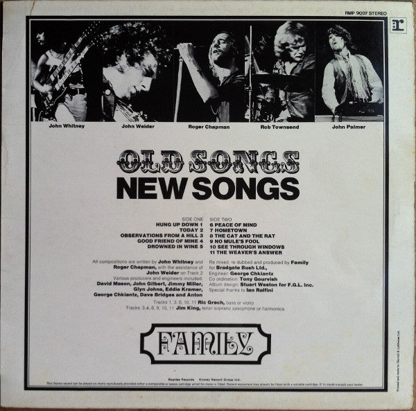 Family (6) : Old Songs, New Songs (LP, Comp)