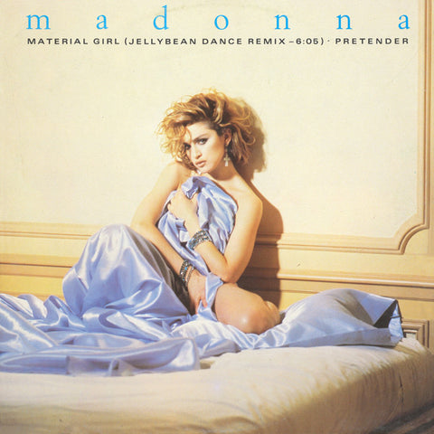 Madonna : Material Girl (Jellybean Dance Remix) / Pretender (12", Maxi)