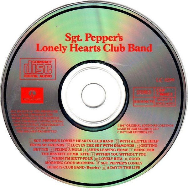 The Beatles : Sgt. Pepper's Lonely Hearts Club Band (CD, Album, RE, Sli)