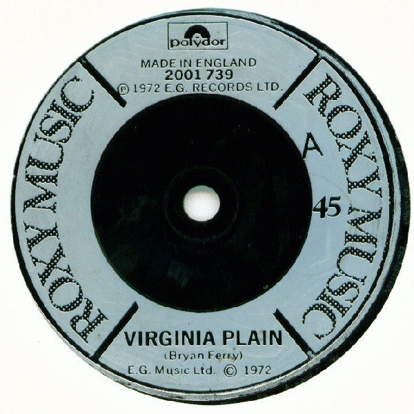 Roxy Music : Virginia Plain (7", Single, RE, Pic)