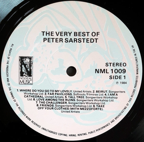 Peter Sarstedt : The Very Best Of Peter Sarstedt (LP, Comp)