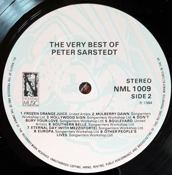 Peter Sarstedt : The Very Best Of Peter Sarstedt (LP, Comp)