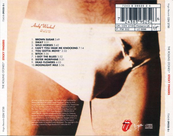 The Rolling Stones : Sticky Fingers (CD, Album, RE, RM)