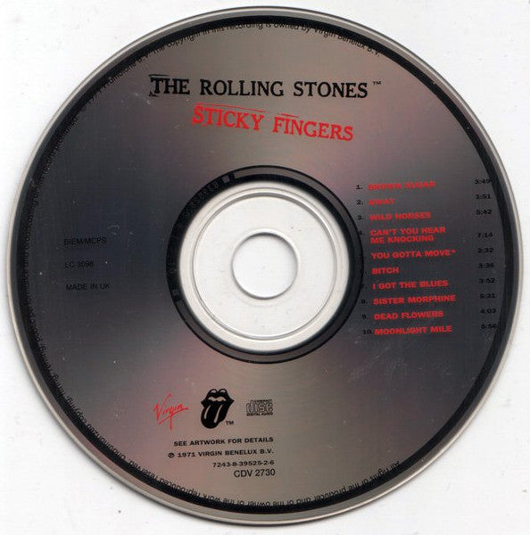 The Rolling Stones : Sticky Fingers (CD, Album, RE, RM)