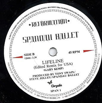 Spandau Ballet : True (7", Single, Pap)