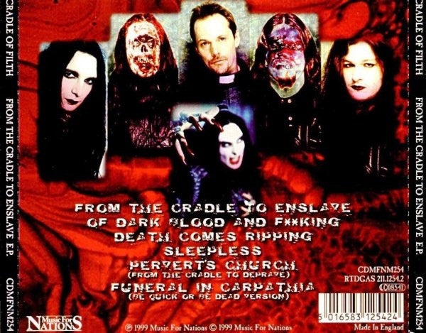 Cradle Of Filth : From The Cradle To Enslave E.P. (CD, EP, RP)