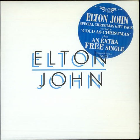 Elton John : Cold As Christmas (In The Middle Of The Year) / Crystal (2x7", Single)