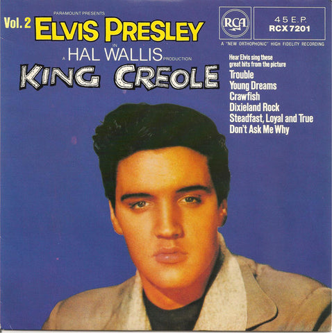 Elvis Presley with The Jordanaires : King Creole Vol.2 (7", EP, RE)