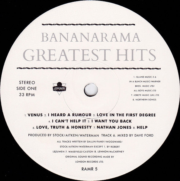 Bananarama : The Greatest Hits Collection (LP, Comp, Rei)