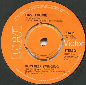 David Bowie : Boys Keep Swinging (7", Single, Pus)