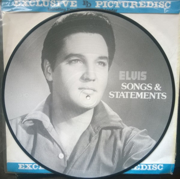 Elvis Presley : Songs & Statements (LP, Comp, Pic)