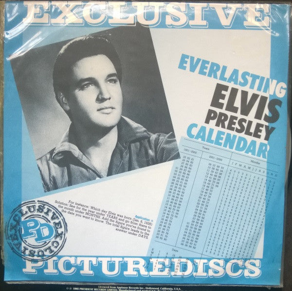 Elvis Presley : Songs & Statements (LP, Comp, Pic)