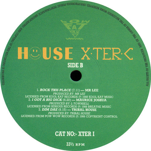 Various : House X-Ter-C (2xLP, Comp)