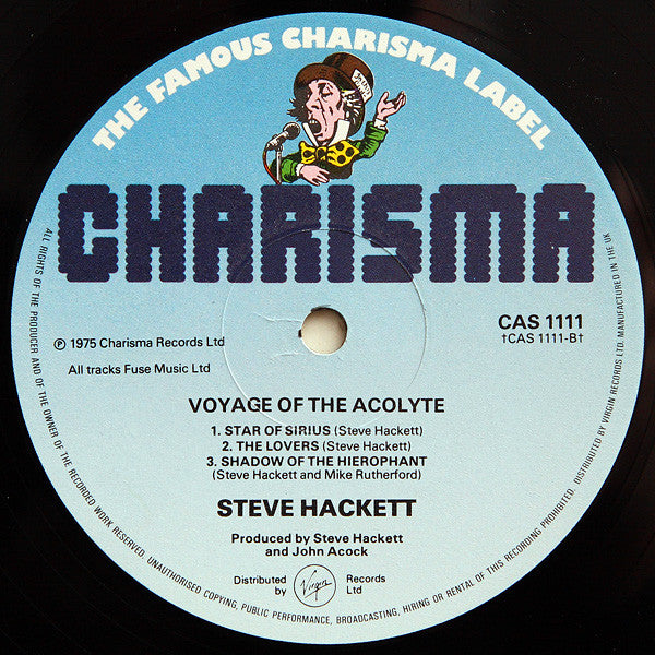 Steve Hackett : Voyage Of The Acolyte (LP, Album, RE, Gat)