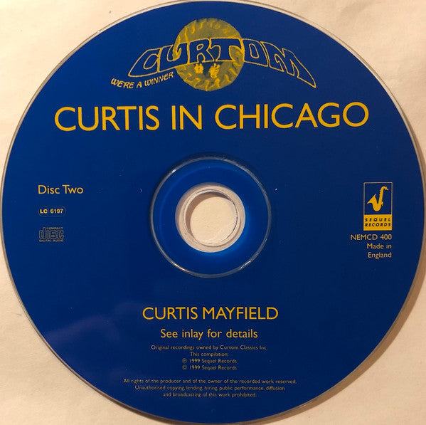 Curtis Mayfield : Curtis/Live! / Curtis In Chicago (CD, Album, RE, RM + CD, Album, RE, RM + Comp)