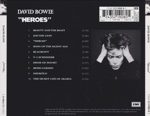 David Bowie : "Heroes" (CD, Album, Enh, RE, RM)