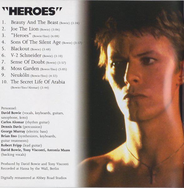 David Bowie : "Heroes" (CD, Album, Enh, RE, RM)