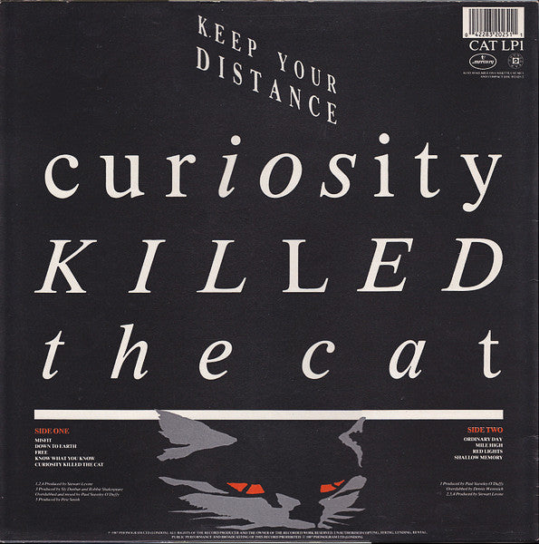 Curiosity Killed The Cat : Keep Your Distance (LP, Album)