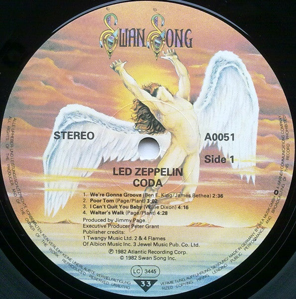 Led Zeppelin : Coda (LP, Album)