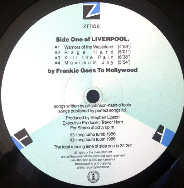 Frankie Goes To Hollywood : Liverpool (LP, Album)