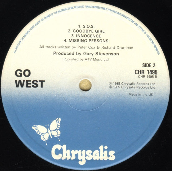 Go West : Go West (LP, Album)