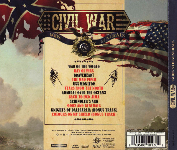 Civil War (5) : Gods And Generals (CD, Album, Ltd, Dig)