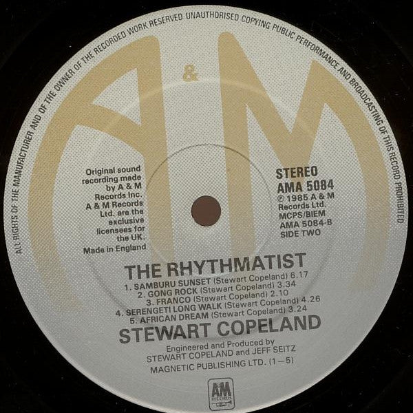 Stewart Copeland : The Rhythmatist (LP, Album)