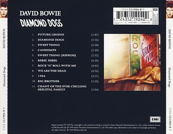 David Bowie : Diamond Dogs (CD, Album, Enh, RE, RM)