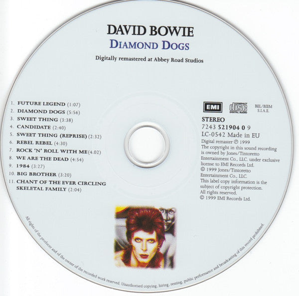 David Bowie : Diamond Dogs (CD, Album, Enh, RE, RM)