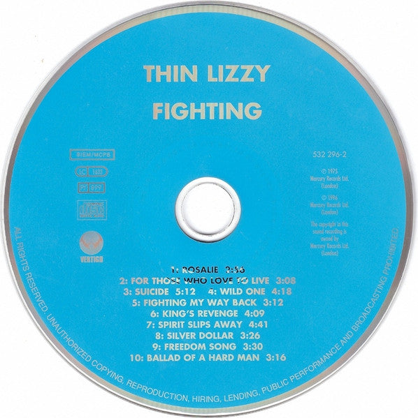 Thin Lizzy : Fighting (CD, Album, RE, RM)