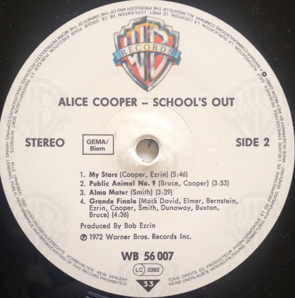 Alice Cooper : School's Out (LP, Album)