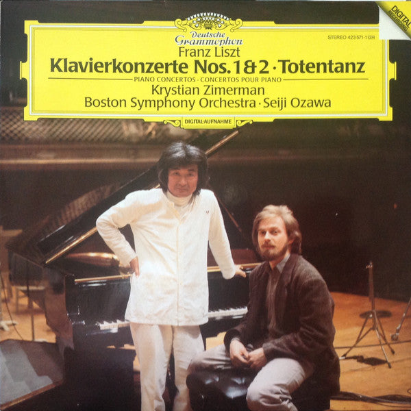 Franz Liszt / Krystian Zimerman / Boston Symphony Orchestra · Seiji Ozawa : Klavierkonzerte Nos 1 & 2 · Totentanz · Piano Concertos · Concertos Pour Piano (LP)