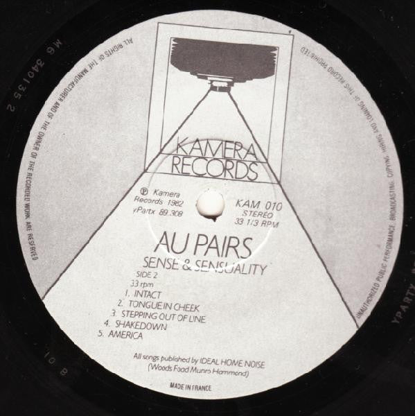 Au Pairs : Sense And Sensuality (LP, Album)