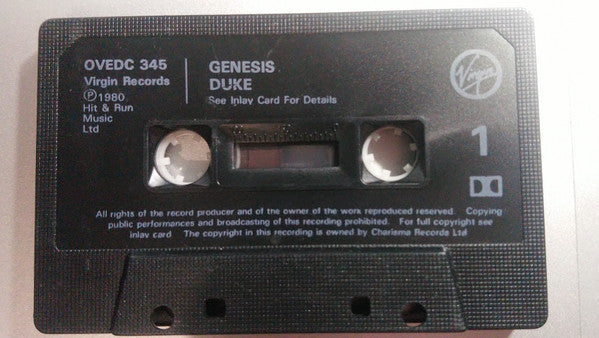 Genesis : Duke (Cass, Album, RE)