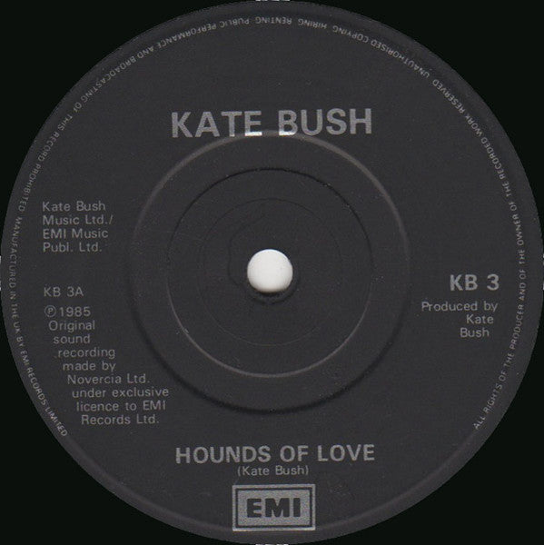 Kate Bush : Hounds Of Love (7", Single)