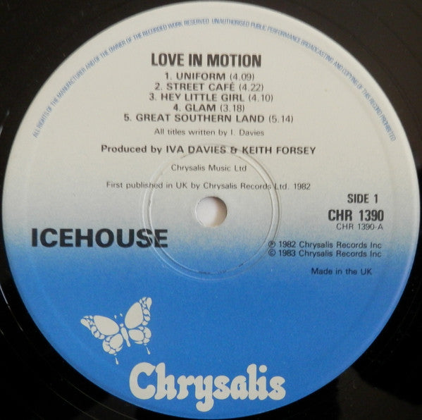 Icehouse : Love In Motion (LP, Album)