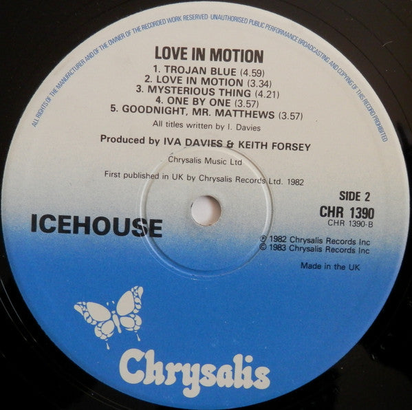 Icehouse : Love In Motion (LP, Album)