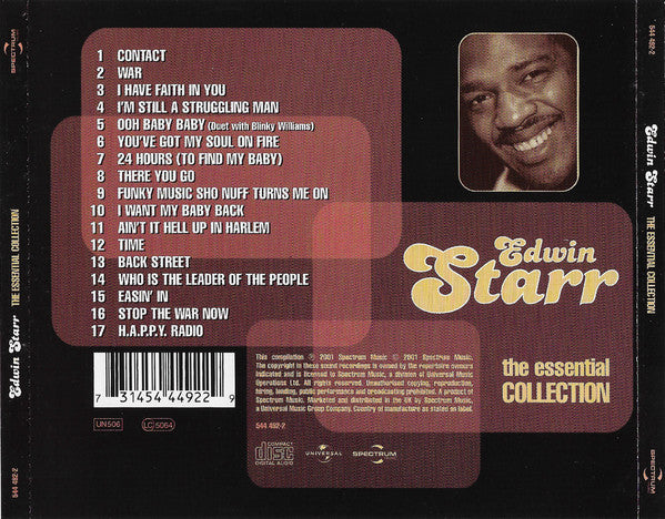 Edwin Starr : The Essential Collection (CD, Comp)