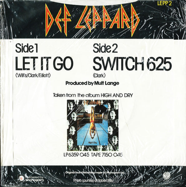 Def Leppard : Let It Go (7", Single, Wit)