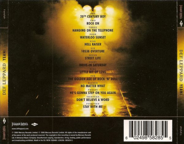 Def Leppard : Yeah! (CD, Album)