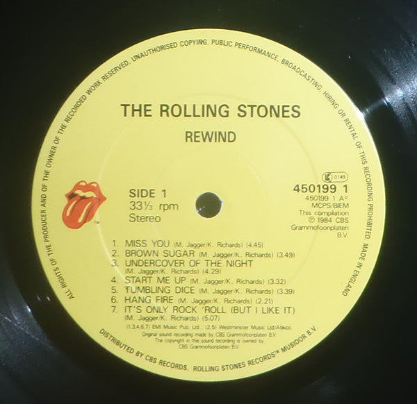 The Rolling Stones : Rewind (1971-1984) (LP, Comp, RE)