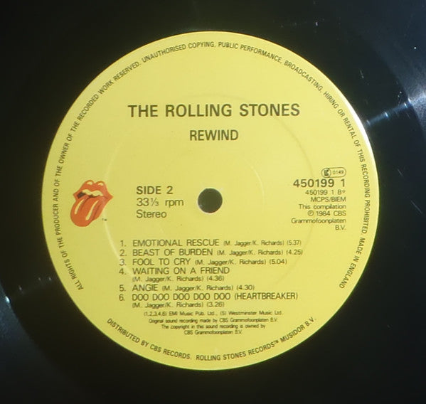 The Rolling Stones : Rewind (1971-1984) (LP, Comp, RE)