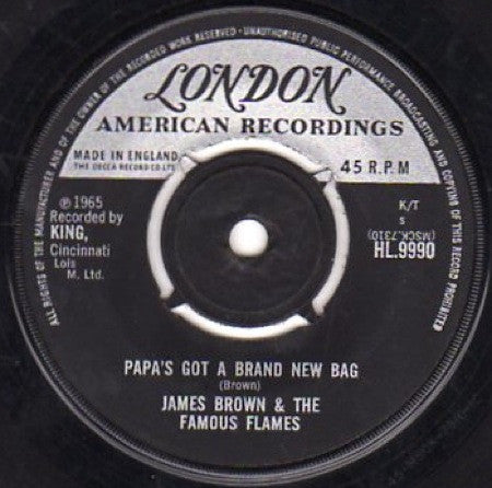 James Brown & The Famous Flames : Papa's Got A Brand New Bag (7", Single)