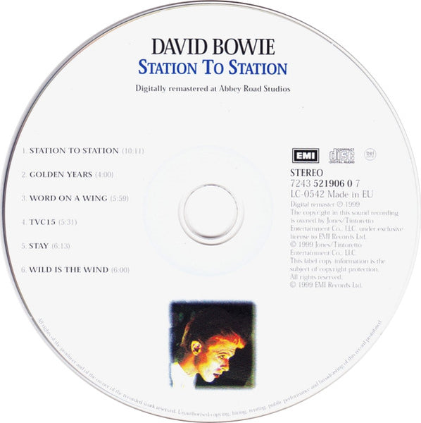 David Bowie : Station To Station (CD, Album, Enh, RE, RM)